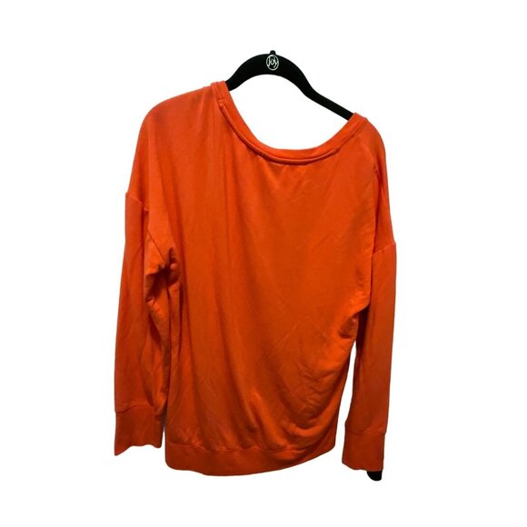 90 Degree Women's Large Orange/Tangerine Sweatshirt Super Soft Modal/Polyester/S - Picture 4 of 5